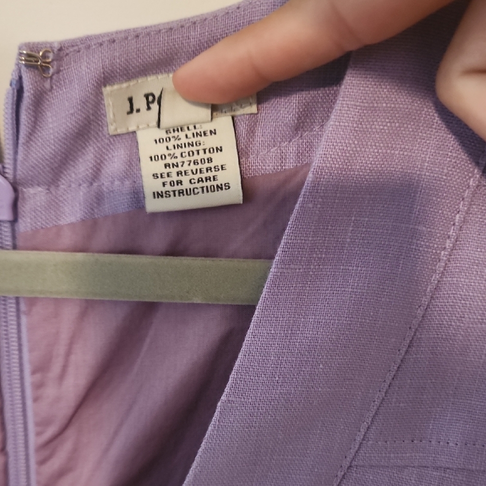 J. Peterman Lavender Midi Dress - Picture 3 of 4